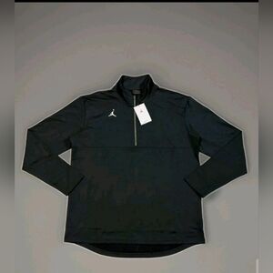 Jordan Dri-FIT Half Zip Pullover ~ Black M53045 | Men's: 2XL-Tall *NWT